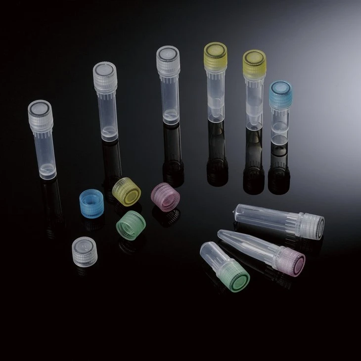 {{0}}.5ml 1,5ml 2,0ml Zunanji navoj Sterilne krioviale brez RNAse in DNAse