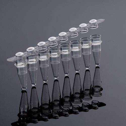 0.2ml PP 8-Strip PCR Tubes For Lab