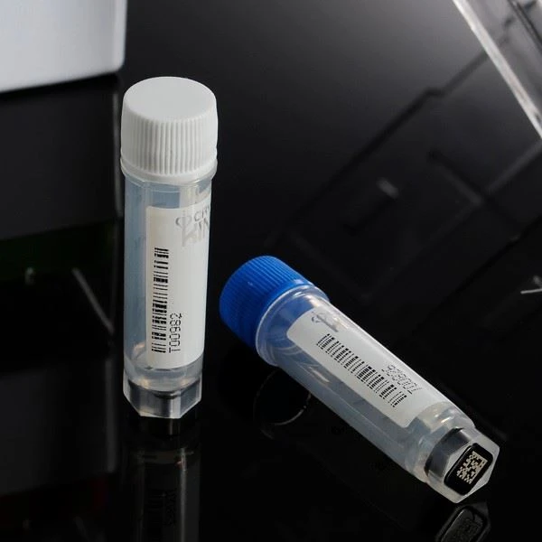 Self-Standing External Threads Multi Barcodes Cryogenic Vials High Standard Laboratory 0.5ml 1.0ml 1.5ml , 2.0ml, 5.0ml Multi Codes, Sterile, O-ring Free