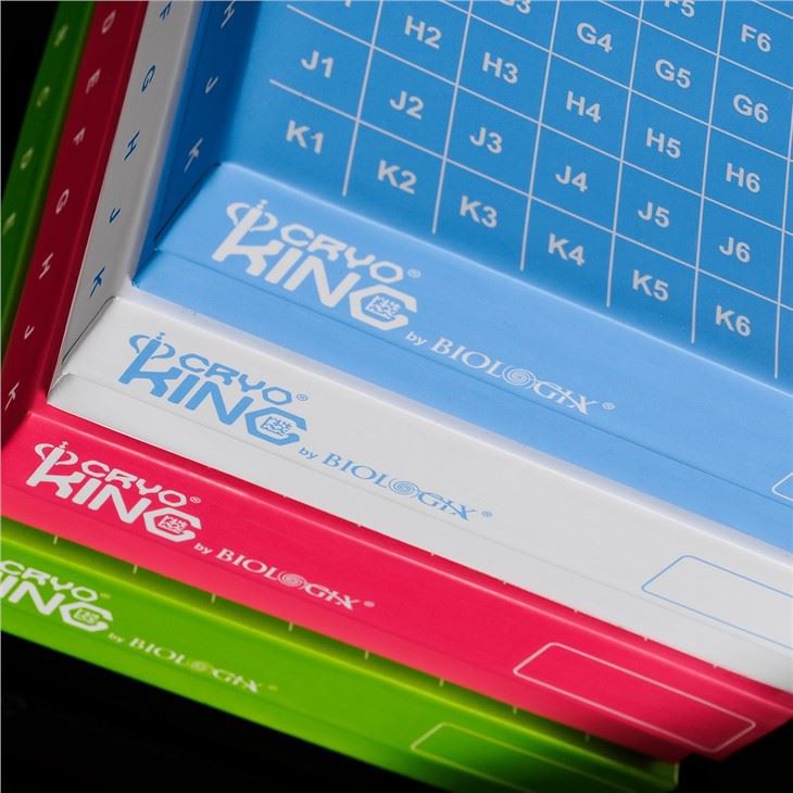100-well ID-Color Cardboard Cryogenic Boxes