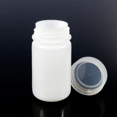 Steklenice za reagent HDPE: Steklenice: kape HDPE-PP