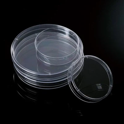 Okrogla laboratorijska plastična petrijevka 90 mm sterilna