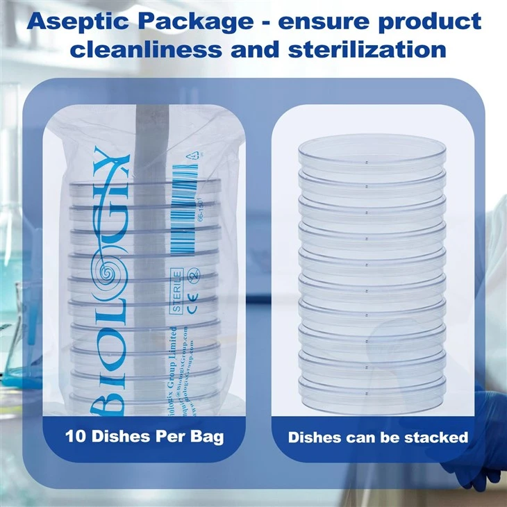 Factory Wholesale Laboratory Supplies 90*15mm Petri Dish
