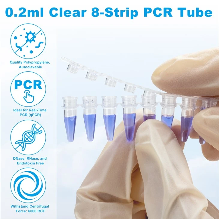 China 0.1/0.2ml 8-strip Pcr Tube Suppliers